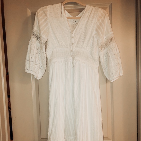 Anthropologie Dresses & Skirts - White Ebba eyelet dress NWT!! Send me an offer!